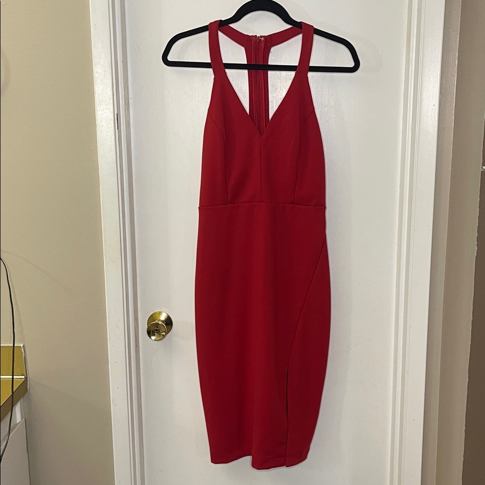 Lulu's Vibrant Red Dress